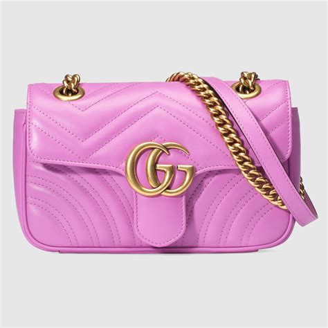 pink gucci marmont matelasse|Gucci Marmont matelasseé mini.